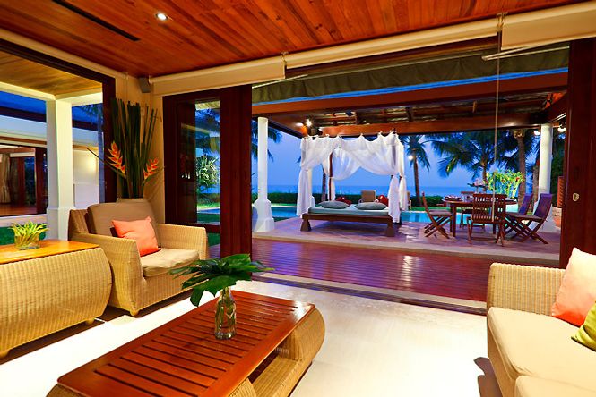 Beachfront Thai Lounge Villa